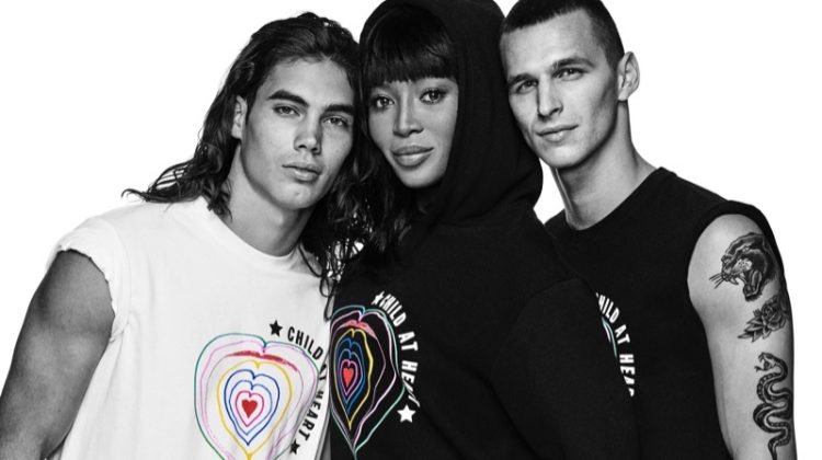 Naomi Campbell rocks a hoodie from Diesel's Child at Heart collection