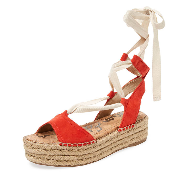 Sam Edelman Nona Suede Platform Espadrille $110