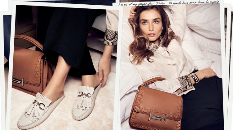 Andreea Diaconu Stars in Tod’s Spring 2017 Campaign