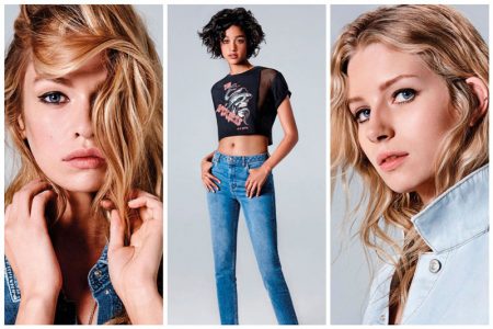 Stella Maxwell & Lottie Moss Return for Topshop Jeans' Spring 2017 Campaign