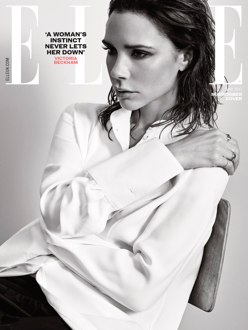 Victoria Beckham on ELLE UK May 2017 Cover