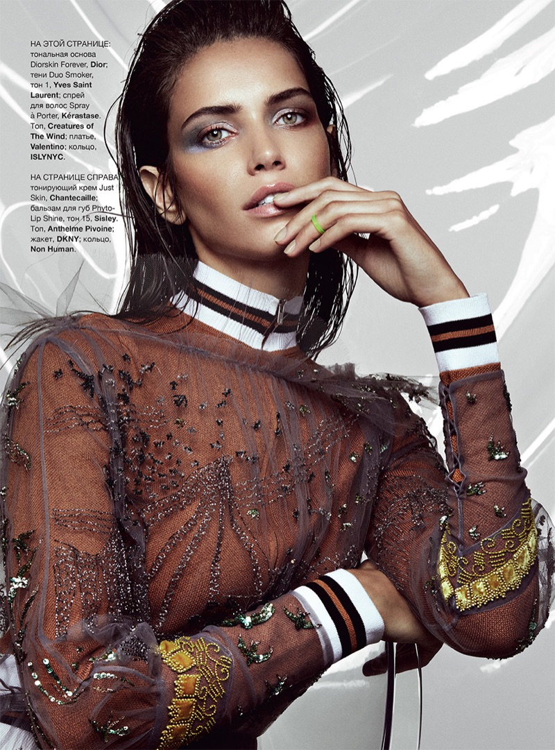Amanda Wellsh Wears Fashion Forward Looks in Harper's Bazaar Ukraine