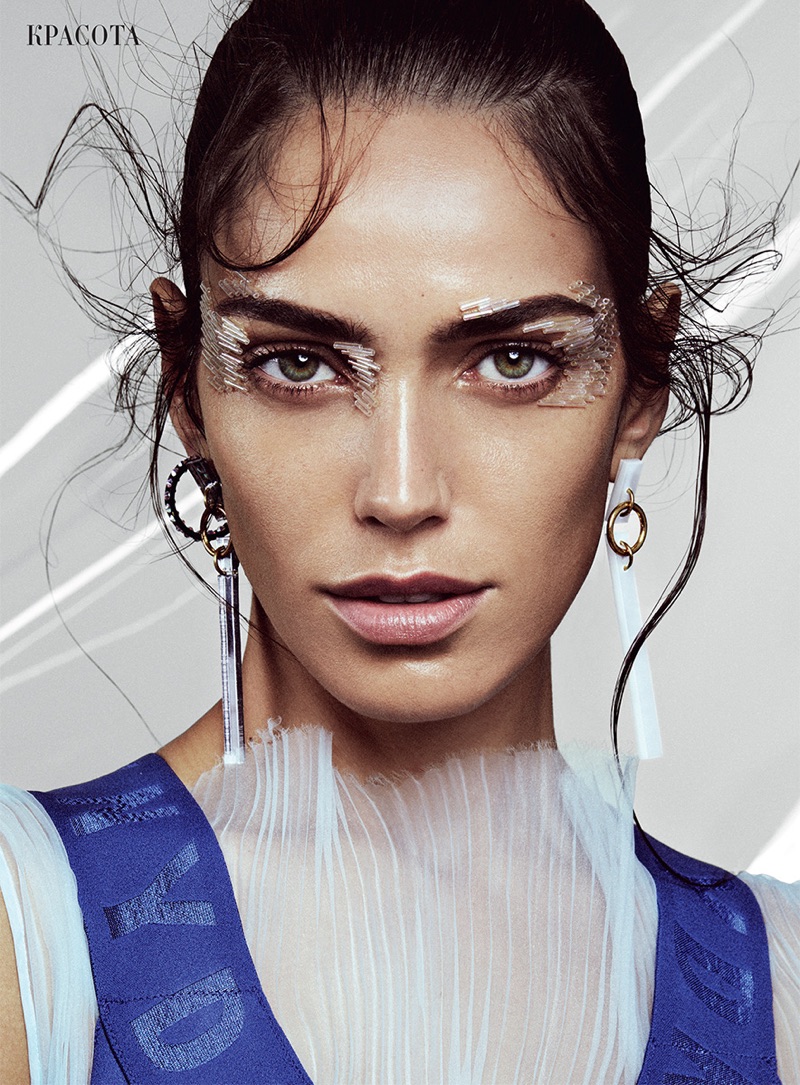 Amanda Wellsh Wears Fashion Forward Looks in Harper's Bazaar Ukraine