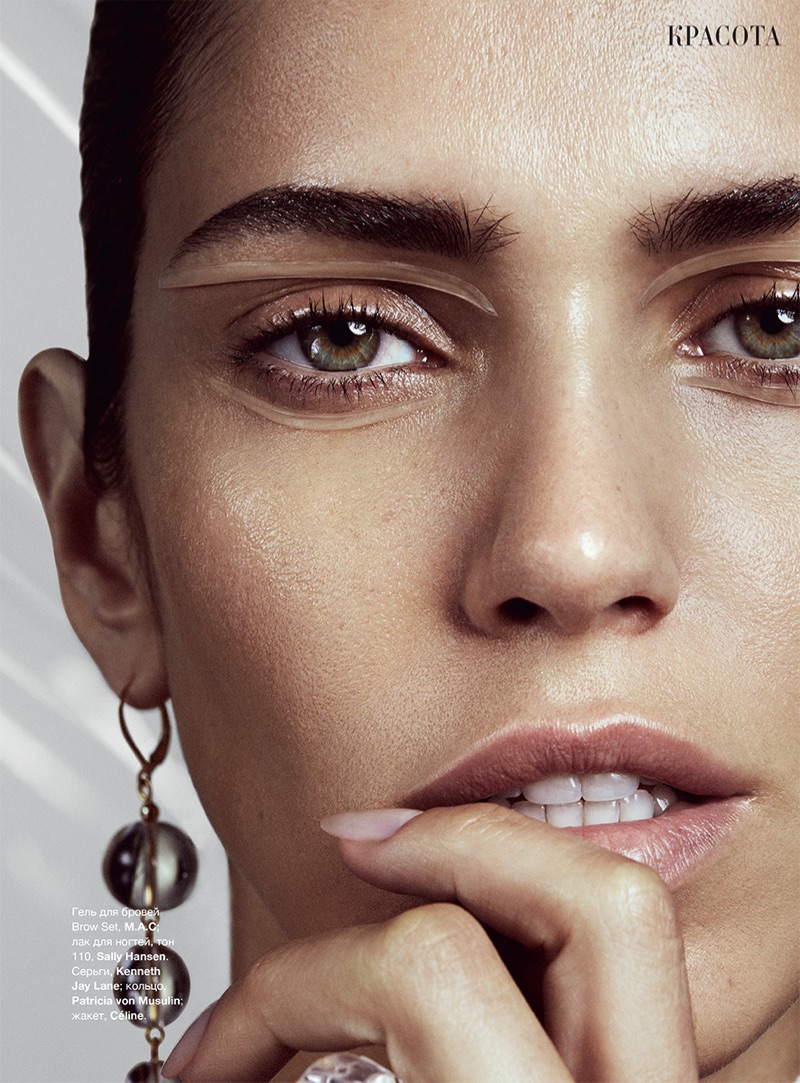Amanda Wellsh Wears Fashion Forward Looks in Harper's Bazaar Ukraine
