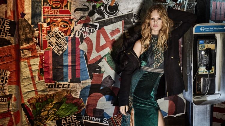 An image from Colcci's fall-winter 2017 campaign starring Anna Ewers