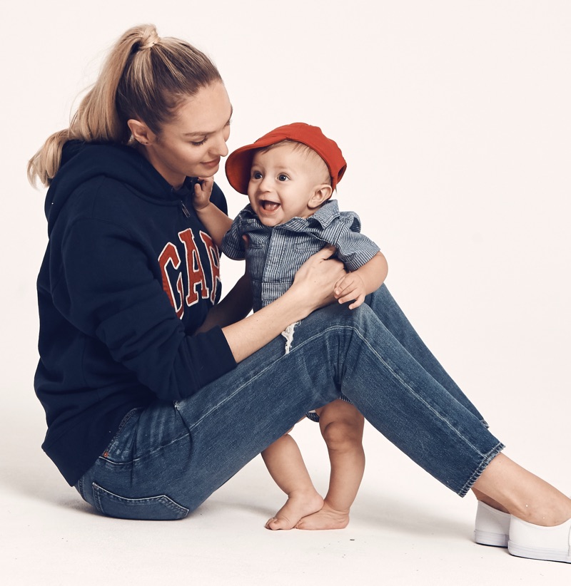 Candice Swanepoel and son Anacã star in Gap 'Mama Said' campaign
