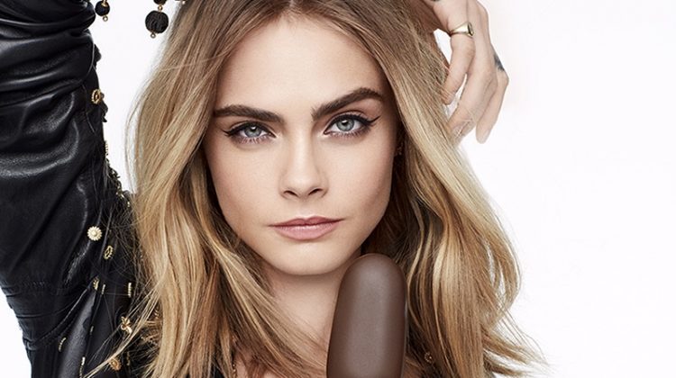 Posing in Moschino jacket and dress, Cara Delevingne stars in Magnum Ice Cream campaign