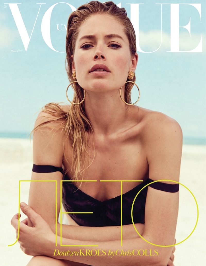 Doutzen Kroes on Vogue Ukraine June 2017 Cover