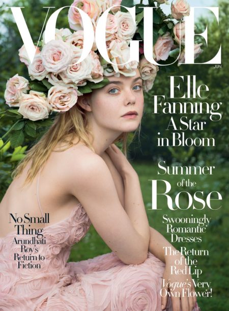 Elle Fanning on Vogue Magazine June 2017 Cover