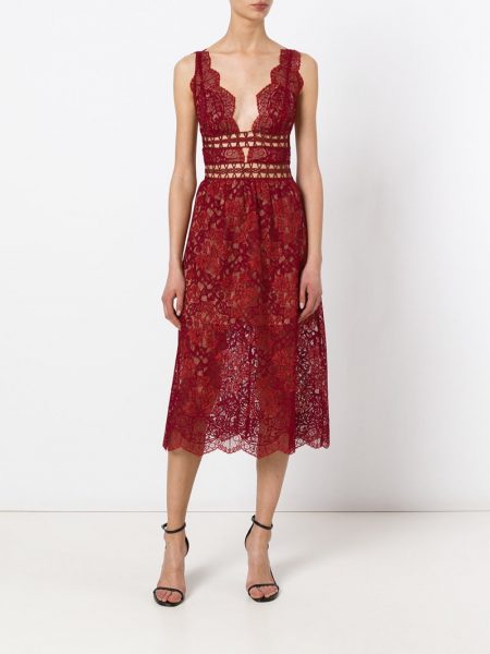 Farfetch Launches Its Designer Sale: Take Up to 50% Off! For Love & Lemons Sheer Lace Midi Dress $326 (previously $544)