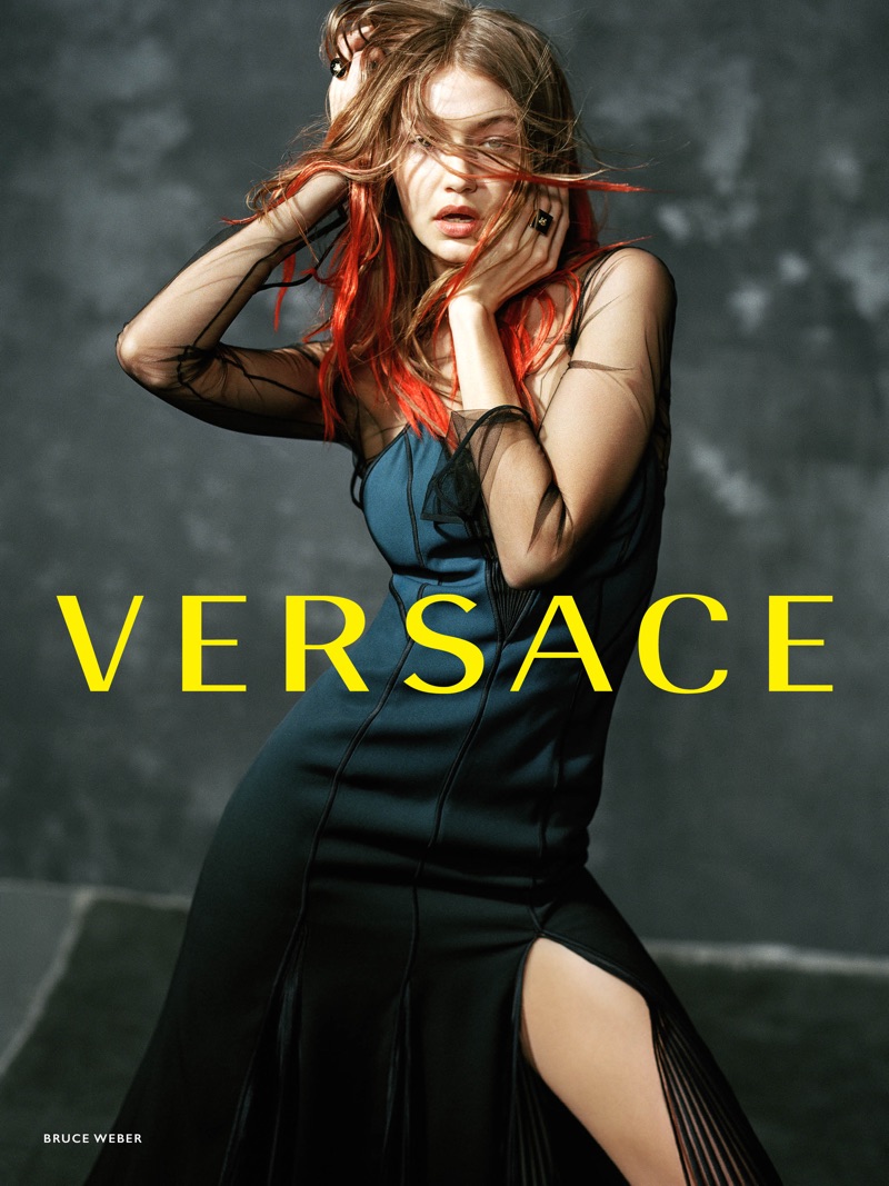 Gigi Hadid stars in Versace's fall-winter 2017 campaign