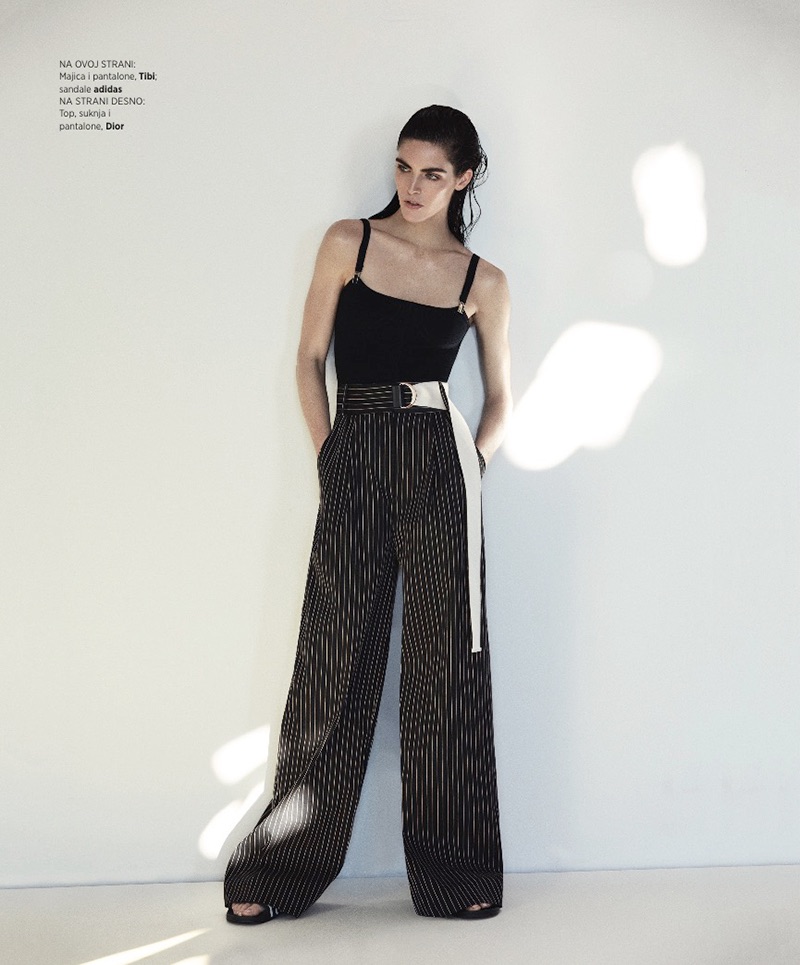 Hilary Rhoda Models Modern Looks in Harper's Bazaar Serbia – Fashion ...