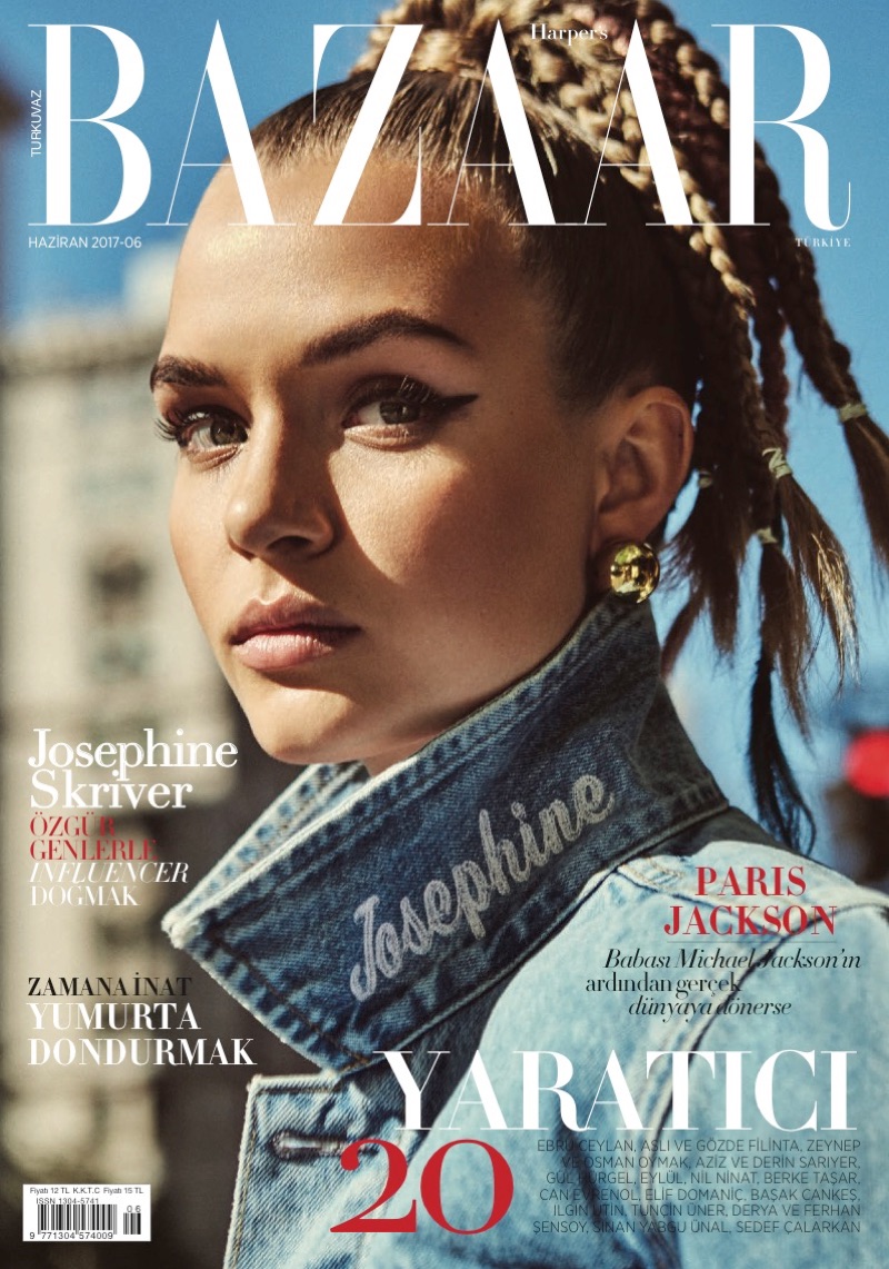 Josephine Skriver on Harper's Bazaar Turkey June 2017 Cover