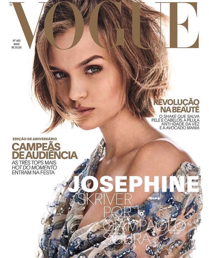 Josephine Skriver on Vogue Brazil May 2017 Cover