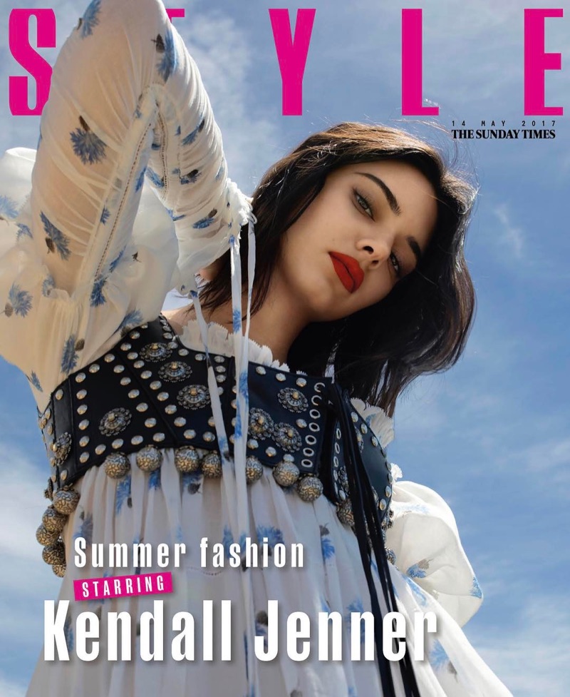 Kendall Jenner on The Sunday Times Style May 14th, 2017 Cover