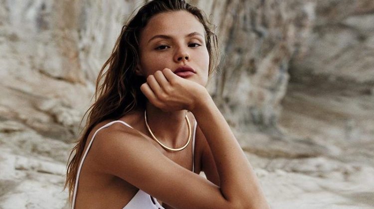 Magdalena Frackowiak is Ready for Swim Season in Harper’s Bazaar Germany