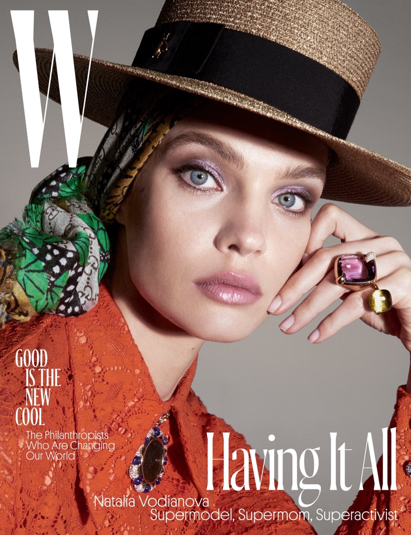 Natalia Vodianova on W Magazine June/July 2017 Cover