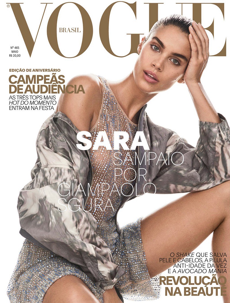 Sara Sampaio on Vogue Brazil May 2017 Cover