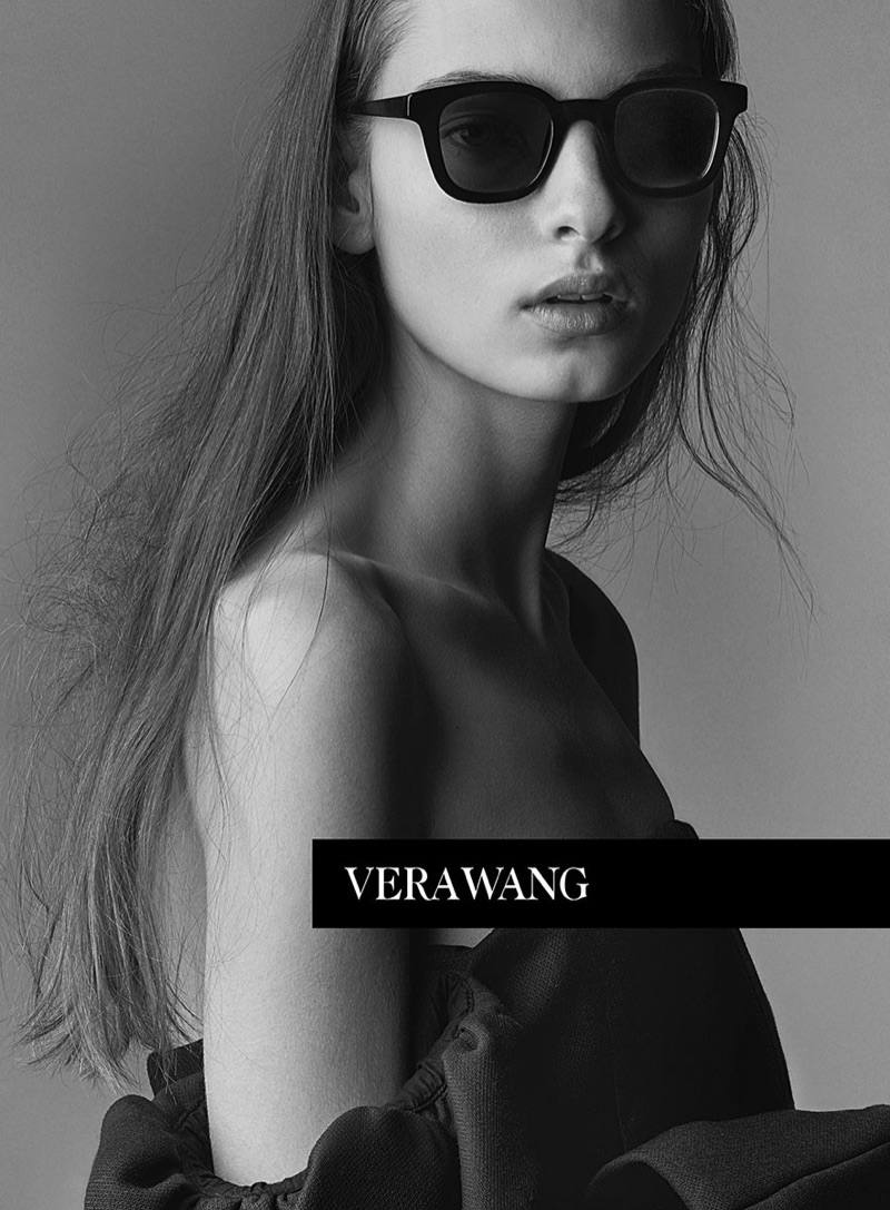 Zhenya Migovych stars in Vera Wang's spring-summer 2017 campaign