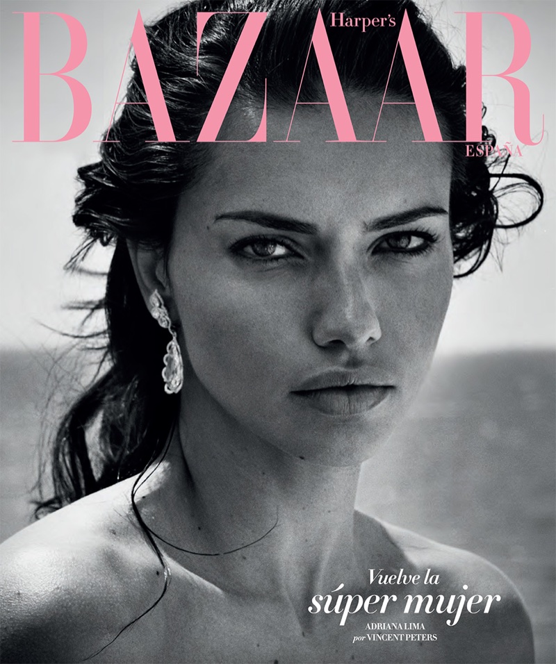 Supermodel Adriana Lima covers Harper's Bazaar Spain July 2017