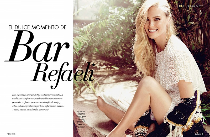 Bar Refaeli Wows in Chic Ensembles for Hola! Fashion
