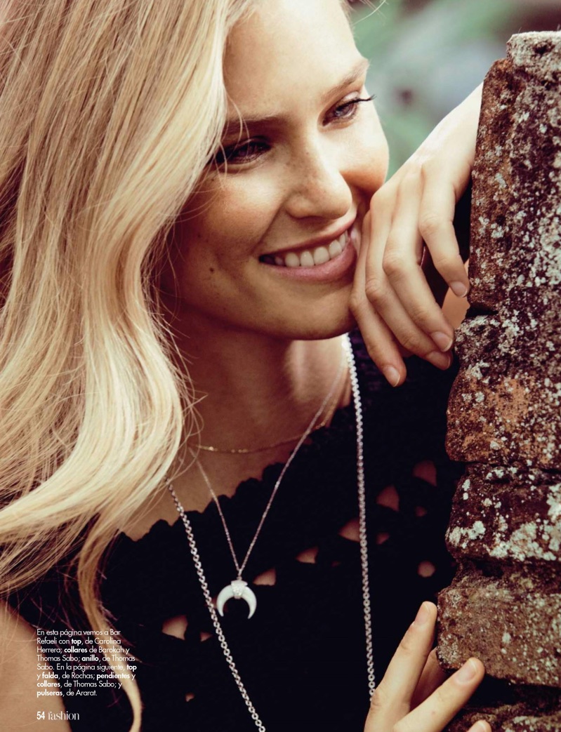 Bar Refaeli Wows in Chic Ensembles for Hola! Fashion