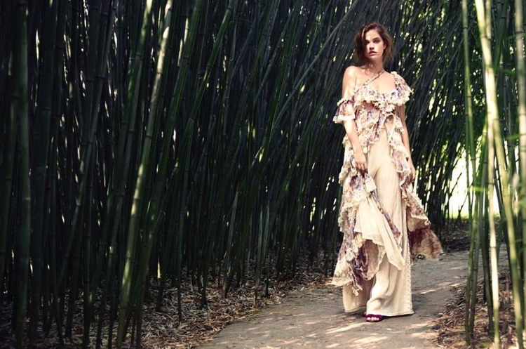 Barbara Palvin Models Glam Summertime Fashion in Harper's Bazaar Greece