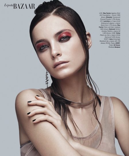 Bridget Malcolm Wears Sleek Beauty Looks in Harper's Bazaar Serbia Bridget Malcolm Wears Sleek Beauty Looks in Harper's Bazaar Serbia