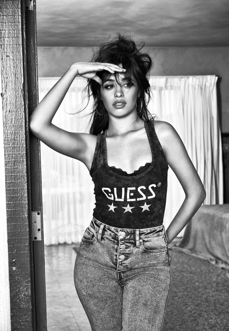 Singer Camilla Cabello stars in Guess' fall-winter 2017 campaign