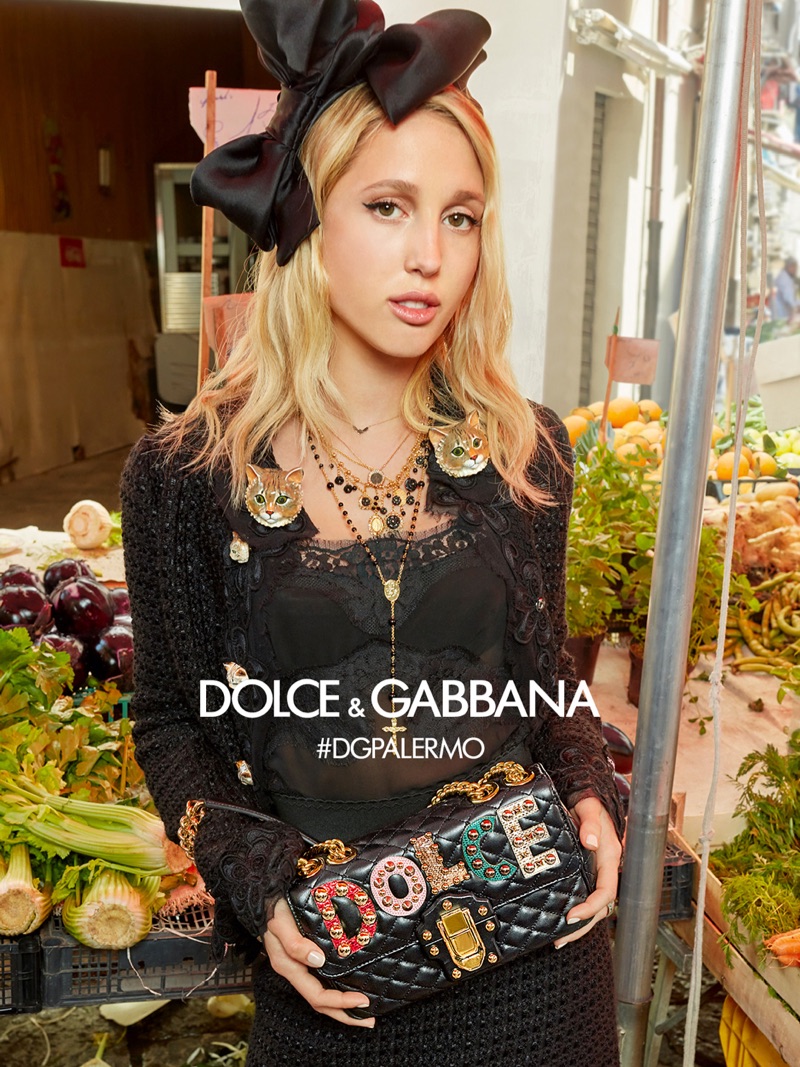 Olympia of Greece stars in Dolce & Gabbana's fall-winter 2017 campaign