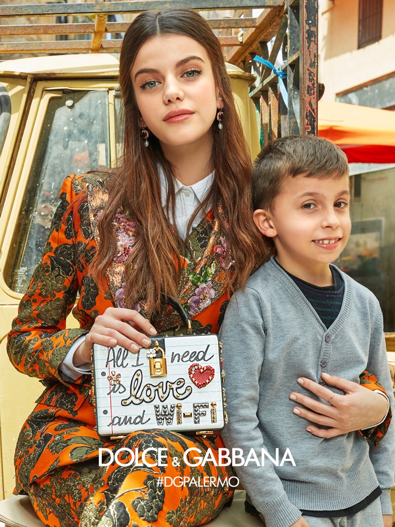 Sonia Ben Ammar fronts Dolce & Gabbana's fall-winter 2017 campaign