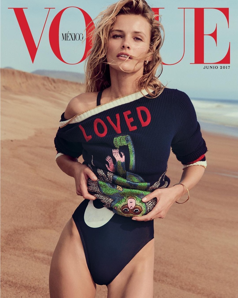 Edita Vilkeviciute on Vogue Mexico June 2017 Cover