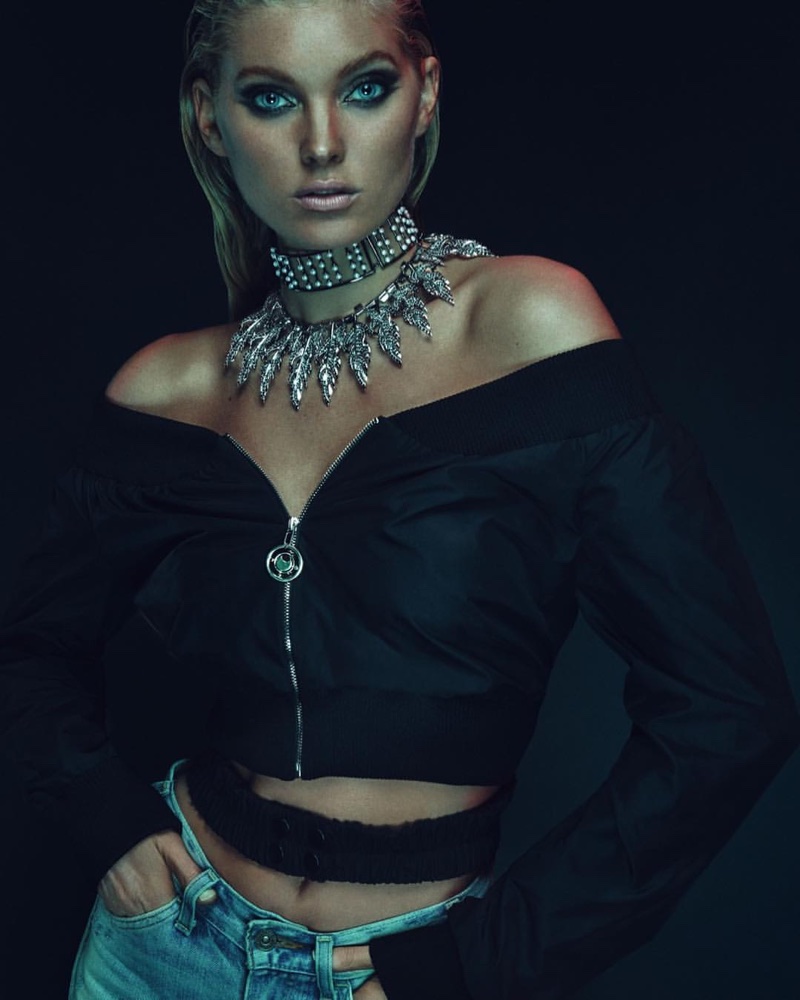 Elsa Hosk stars in Fallon x The Mummy jewelry campaign