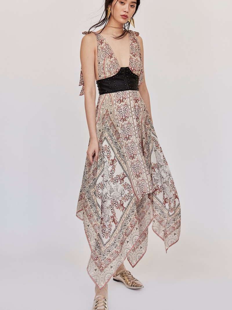 Free People You For Me Printed Maxi Dress