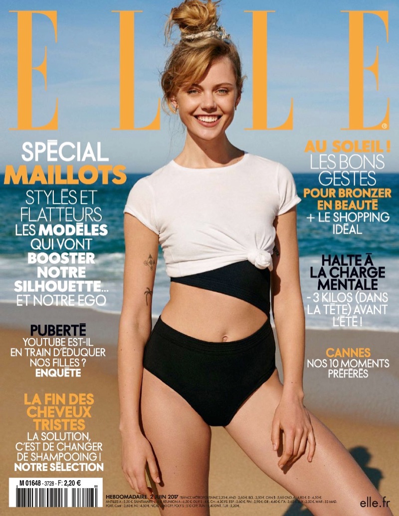 Frida Gustavsson on ELLE France June 2, 2017 Cover