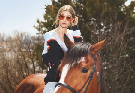 Gigi Hadid Keeps It Casual in Vogue Eyewear Campaign Gigi Hadid stars in Vogue Eyewear campaign