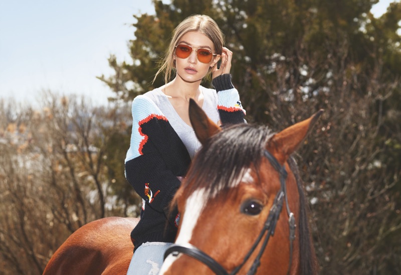 Gigi Hadid stars in Vogue Eyewear campaign