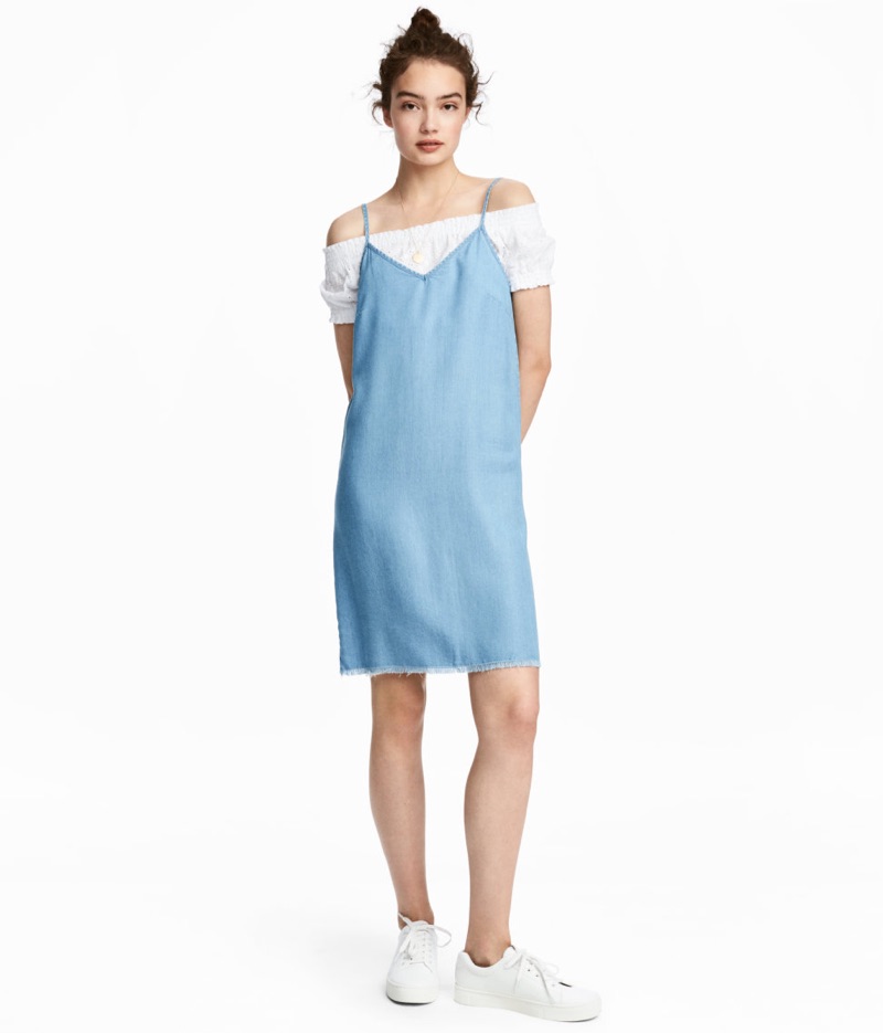 H&M Lyocell Denim Dress