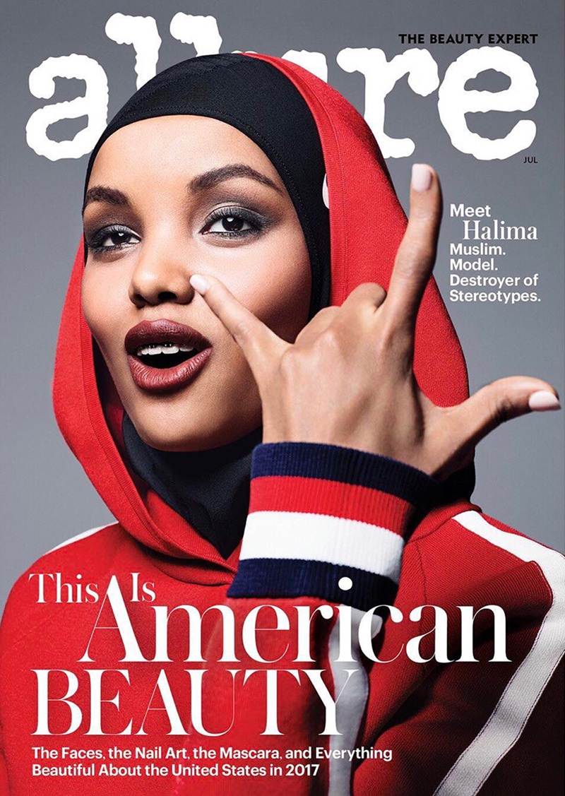 Halima Aden on Allure Magazine July 2017 Cover