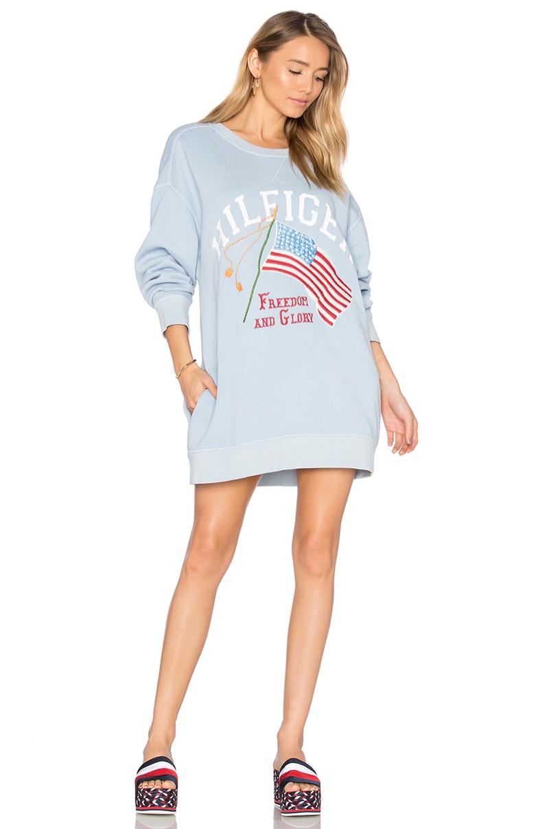 Hilfiger Collection Patchwork Flag Sweatshirt $288