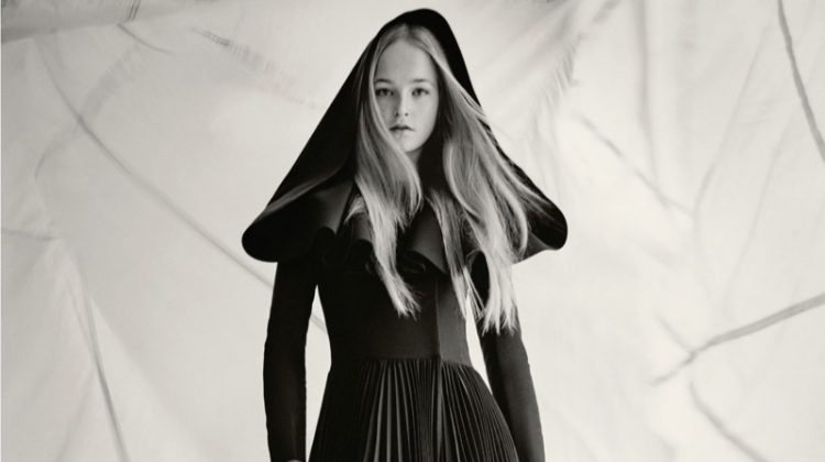 Jean Campbell is an Enchanting Vision in Haute Couture for Dior Magazine