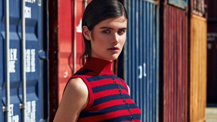 Kiki Boreel Charms in Colorful Looks for Grazia Italy