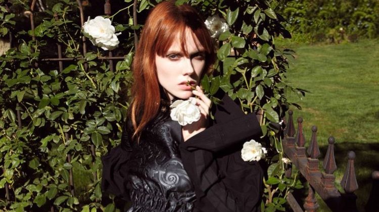 Kiki Willems is a Gothic Beauty in Vogue China