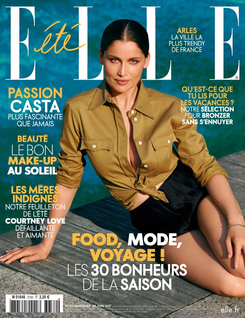 Laetitia Casta on ELLE France June 30th, 2017 Cover