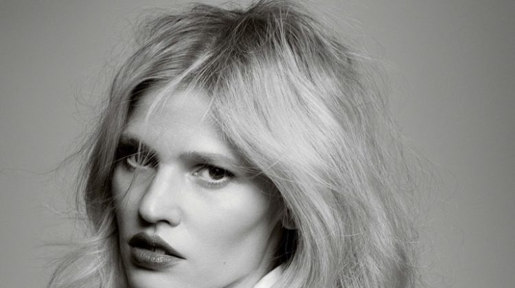 Lara Stone Wears Minimal Styles in Intermission Magazine