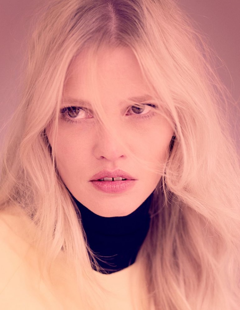Lara Stone Wears Minimal Styles in Intermission Magazine