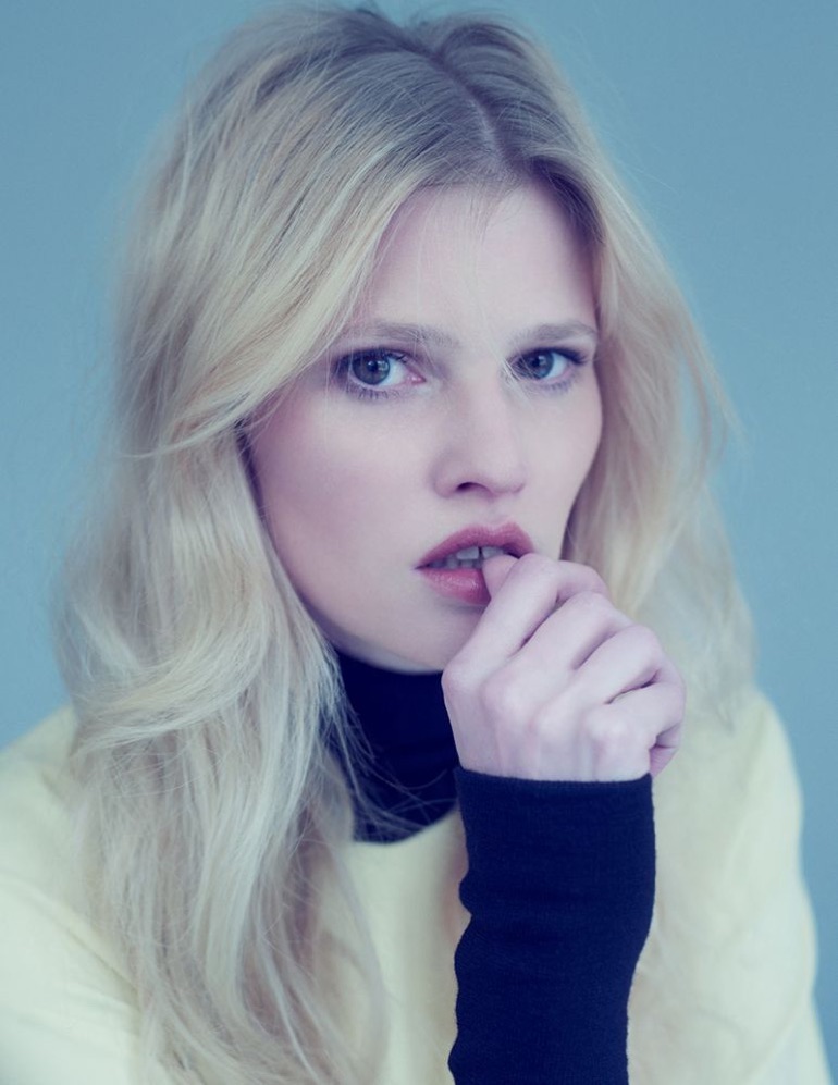 Lara Stone Wears Minimal Styles in Intermission Magazine