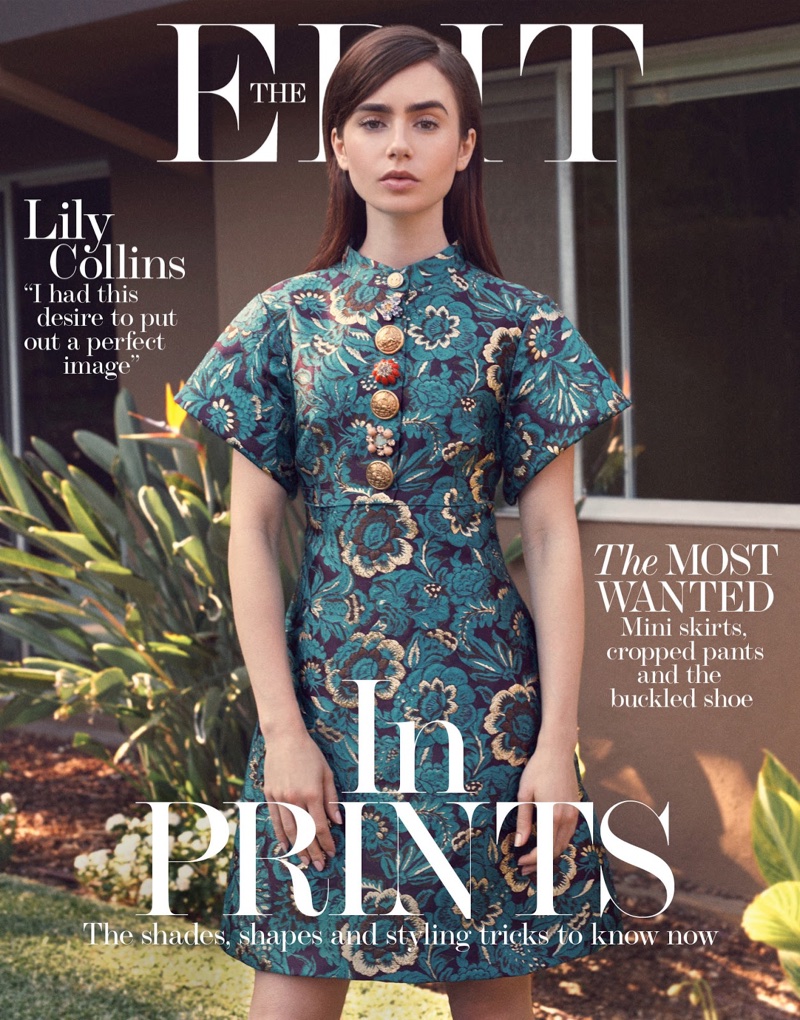 Lily Collins on The Edit June 29th, 2017 Cover