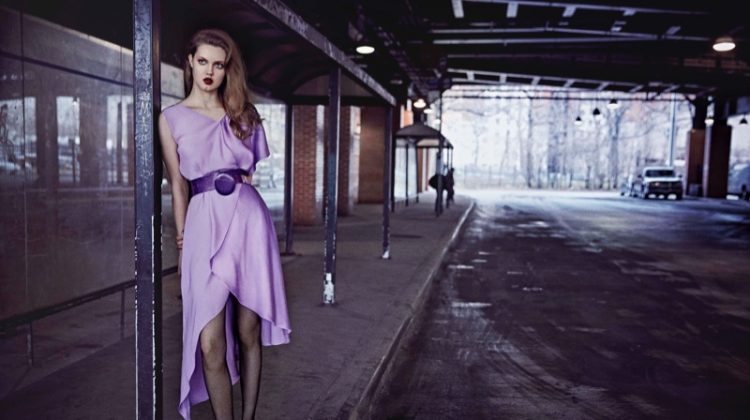 Lindsey Wixson Looks Elegant in New York for Vogue Portugal