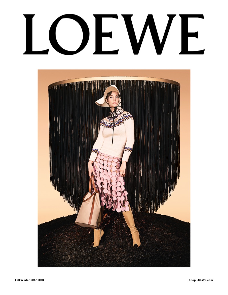 Gisele Bundchen layers up in Loewe’s fall-winter 2017 campaign